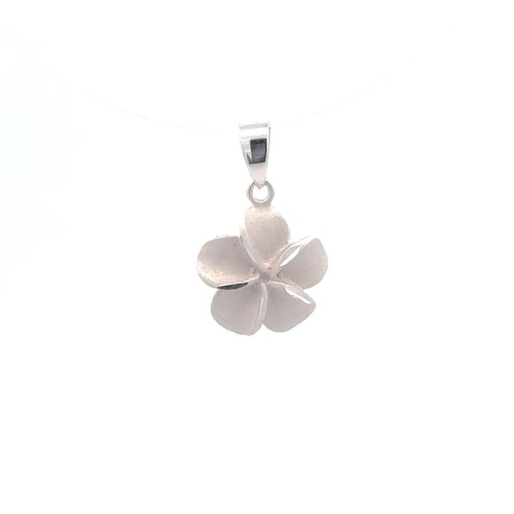 925 Sterling Silver Pendant Charm Flower - Picture 1 of 8